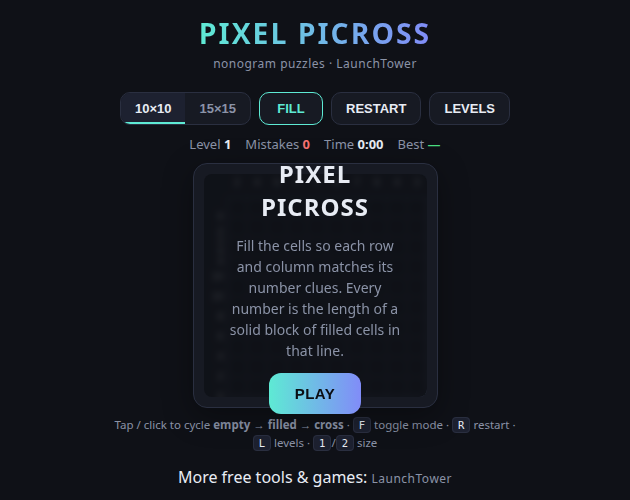 Preview of Pixel Picross