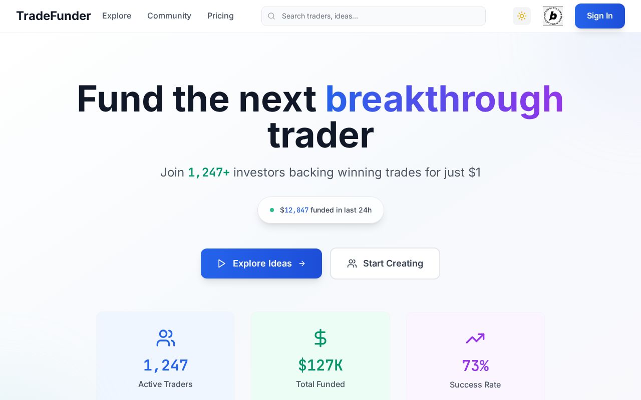 Preview of TradeFunder