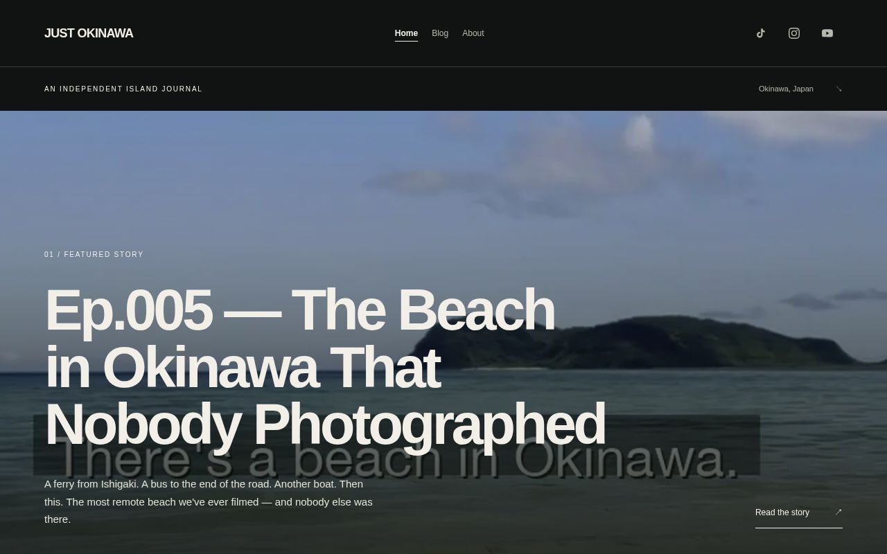 Preview of Just Okinawa Blog