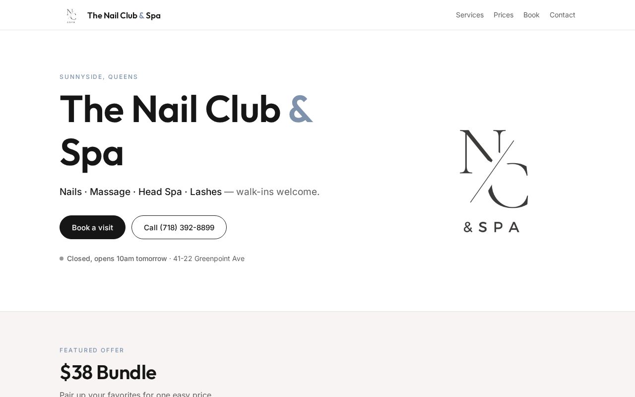 Preview of Nailclubspany Github Io