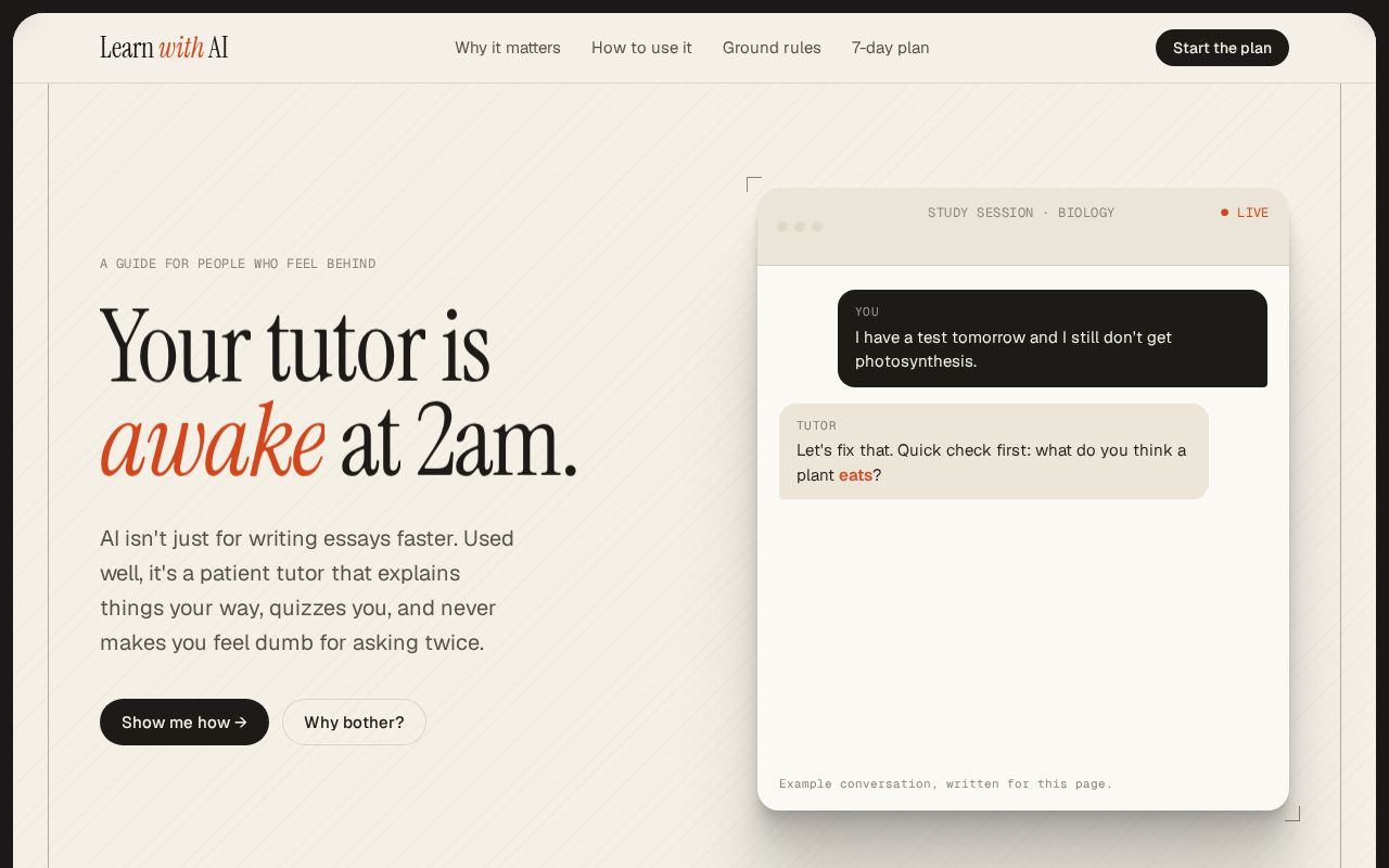 Preview of Learn With Ai
