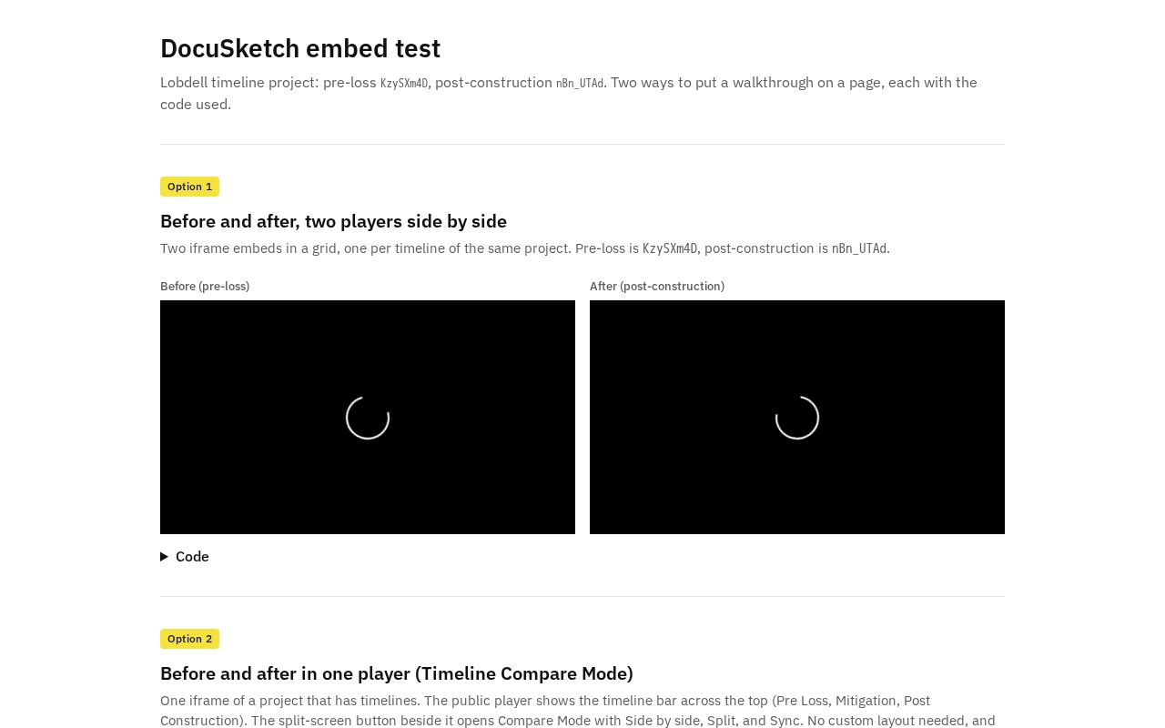 Preview of DocuSketch Embed Test