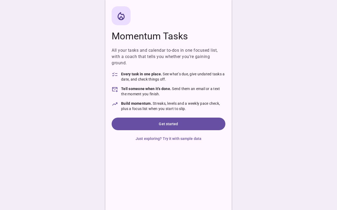 Preview of Momentum Tasks