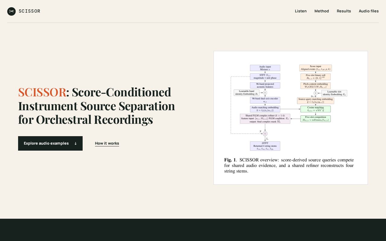 Preview of SCISSORsep Github Io
