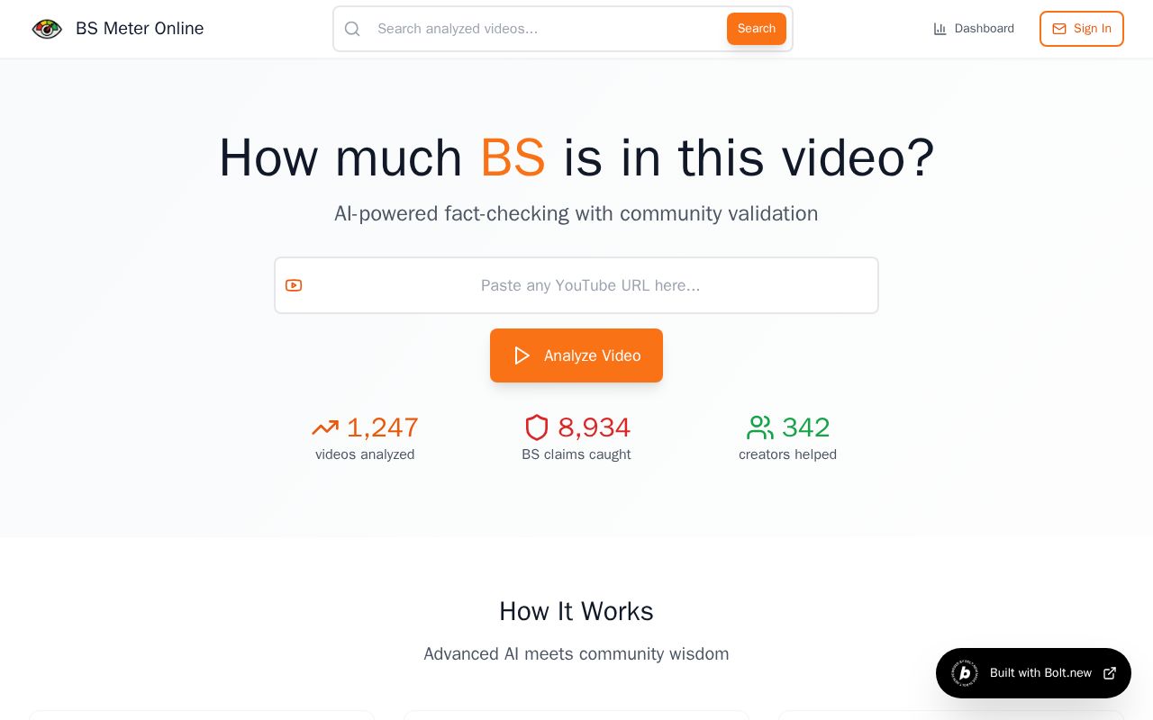 Preview of BS Meter