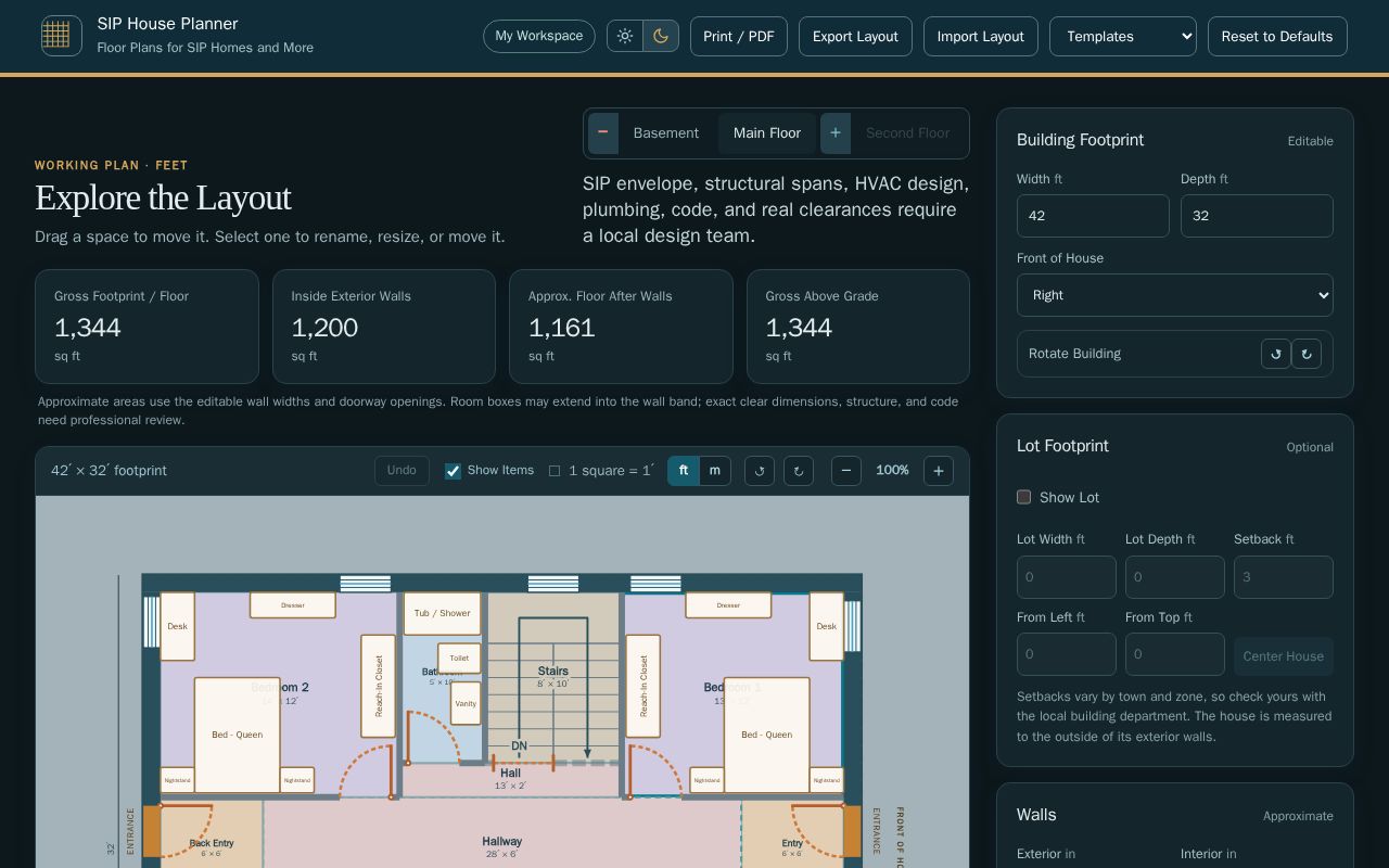 Preview of Sip House Planner