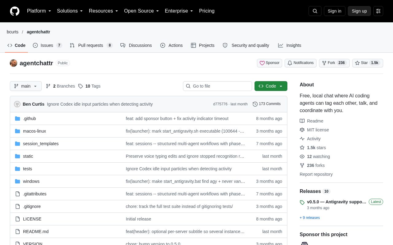 Preview of agentchattr