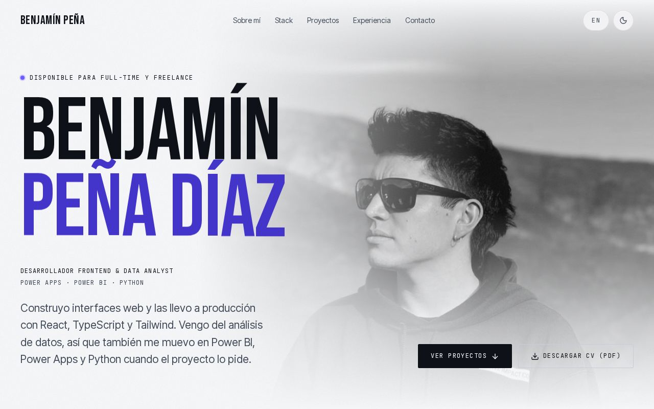 Preview of Landing Page