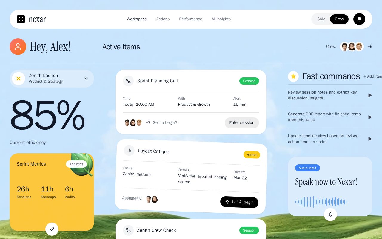 Preview of Nexar Dashboard