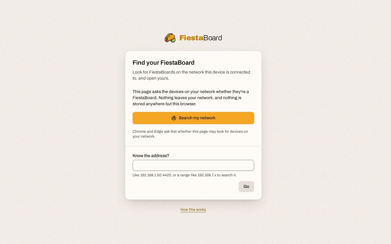Preview of Find your FiestaBoard