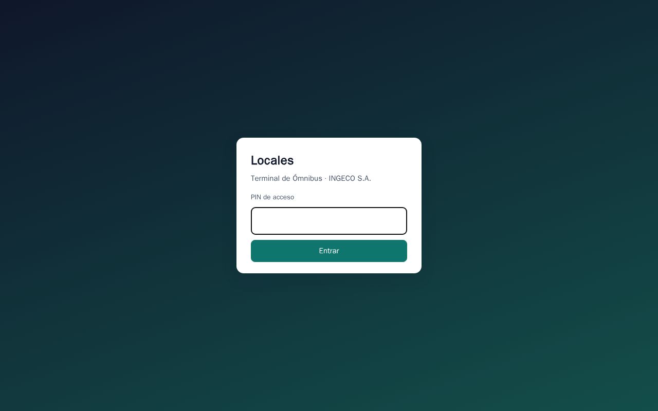 Preview of Locales Terminal