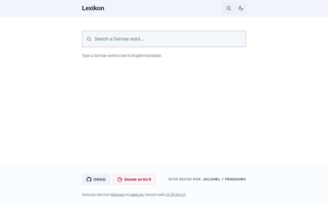 Preview of Lexikon