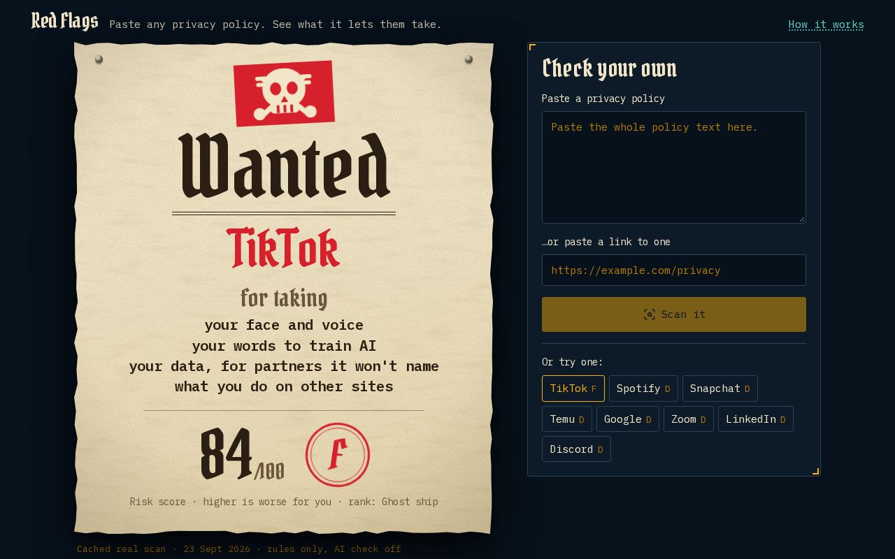 Preview of Redflags Yard