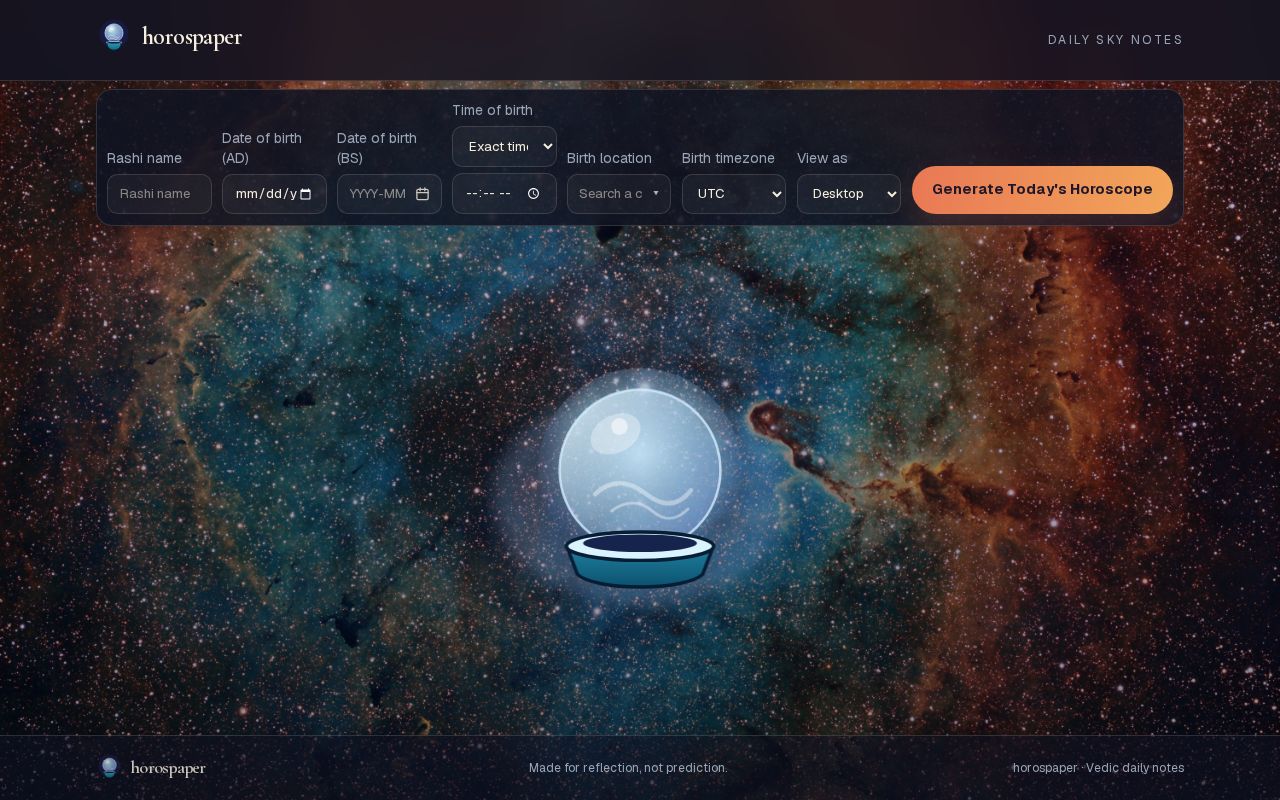 Preview of horospaper