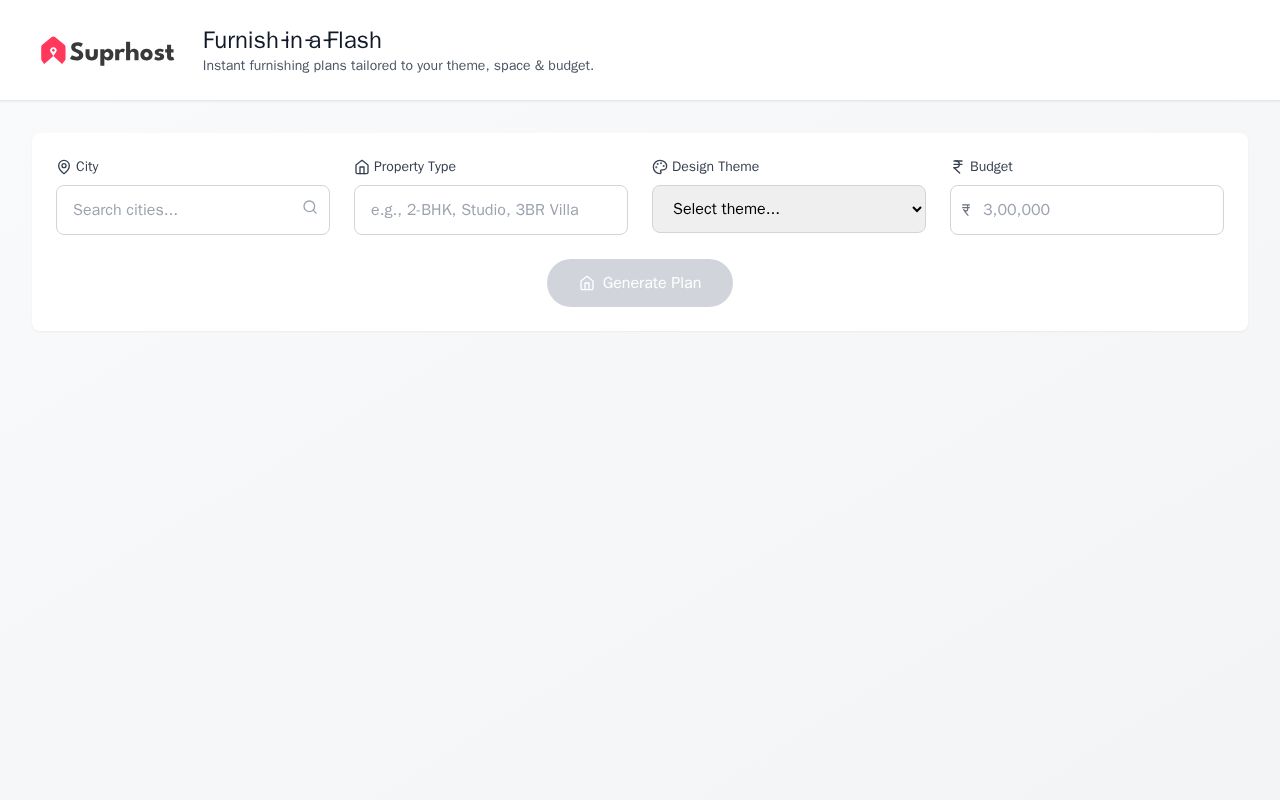 Preview of Furnish‑in‑a‑Flash: Instant Airbnb Setup Planner (India)