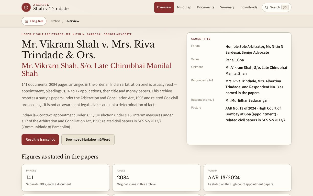 Preview of Vikram Shah Archive