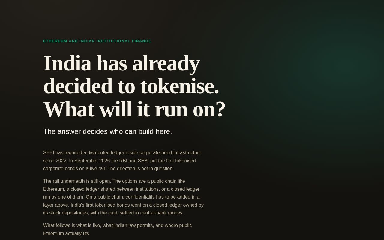 Preview of Ethereum India Evidence Portal