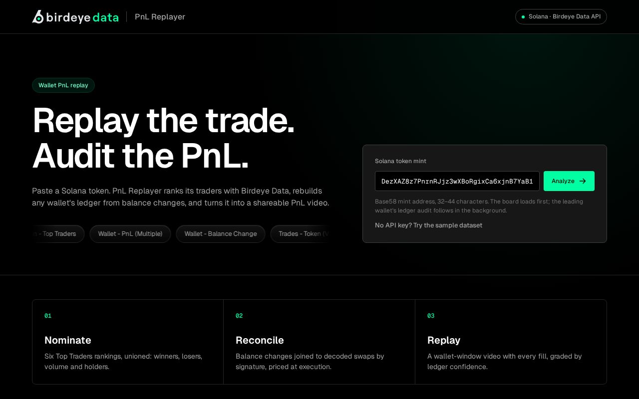 Preview of Pnl Replayer