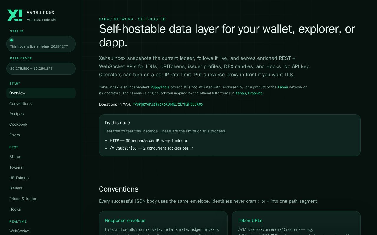 Preview of Xahauindex Node