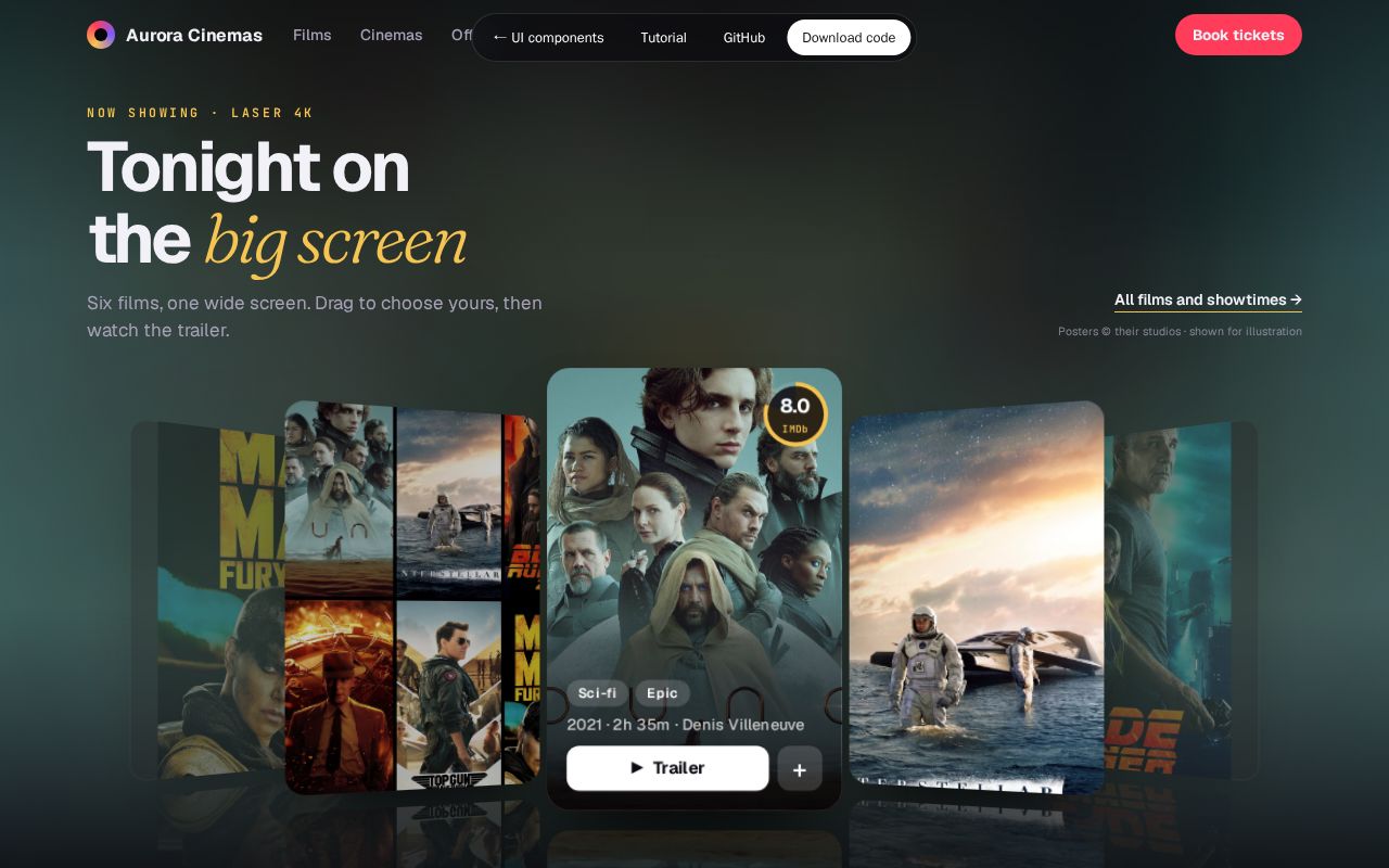 Preview of Domvybe Cards Carousel