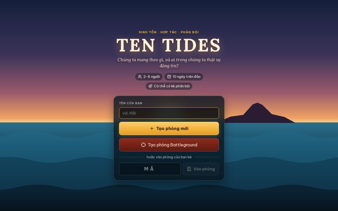 Preview of Ten Tides Game