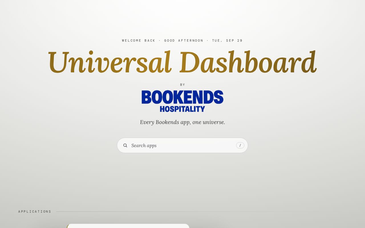 Preview of Universal Dashboard