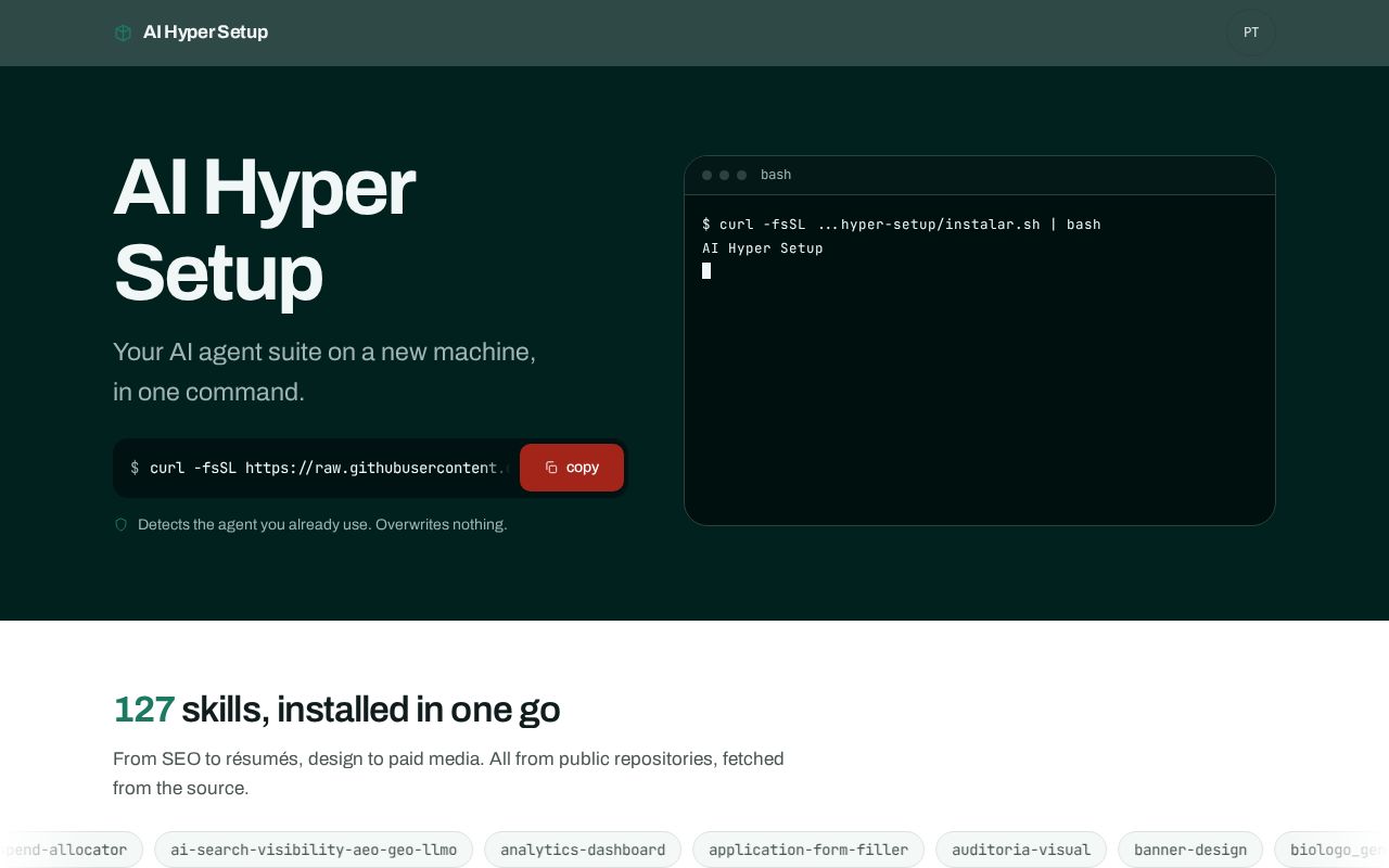 Preview of AI Hyper Setup
