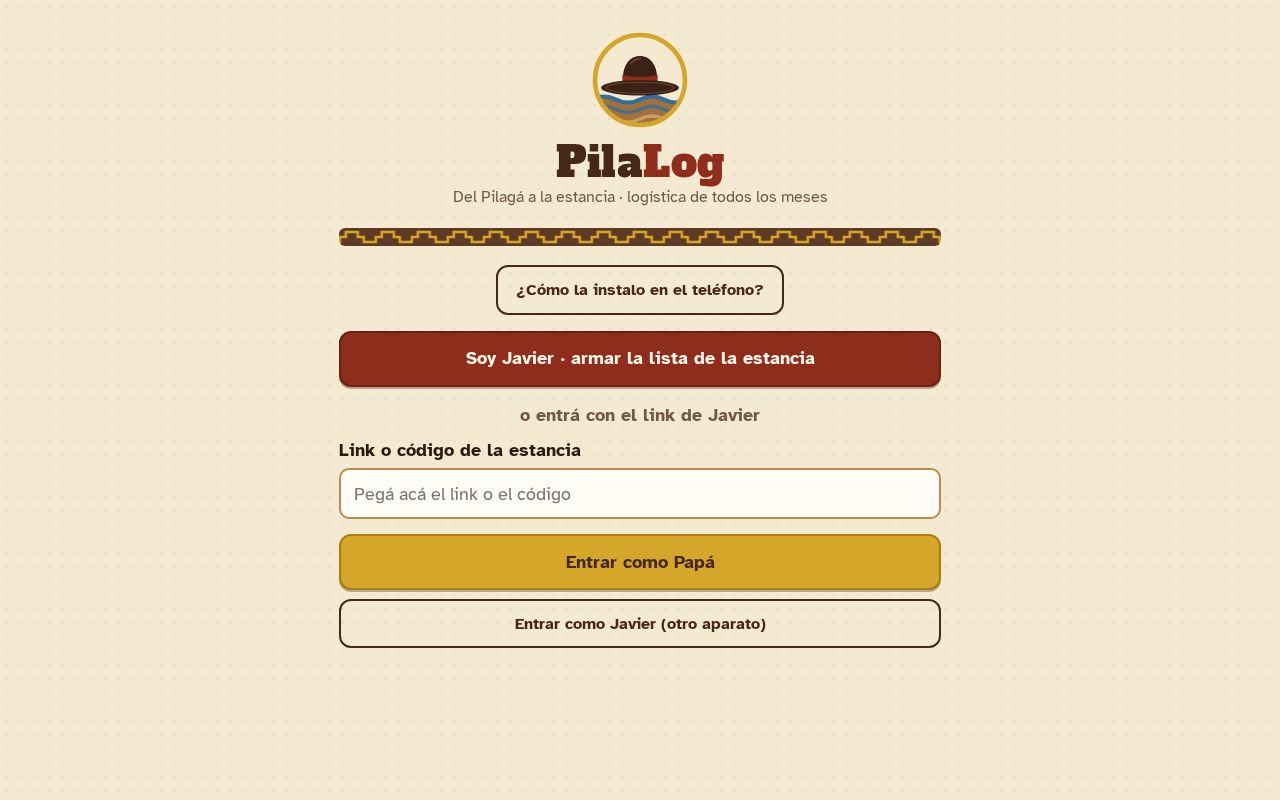 Preview of Pilalog