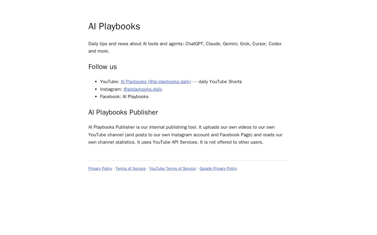 Preview of AI Playbooks