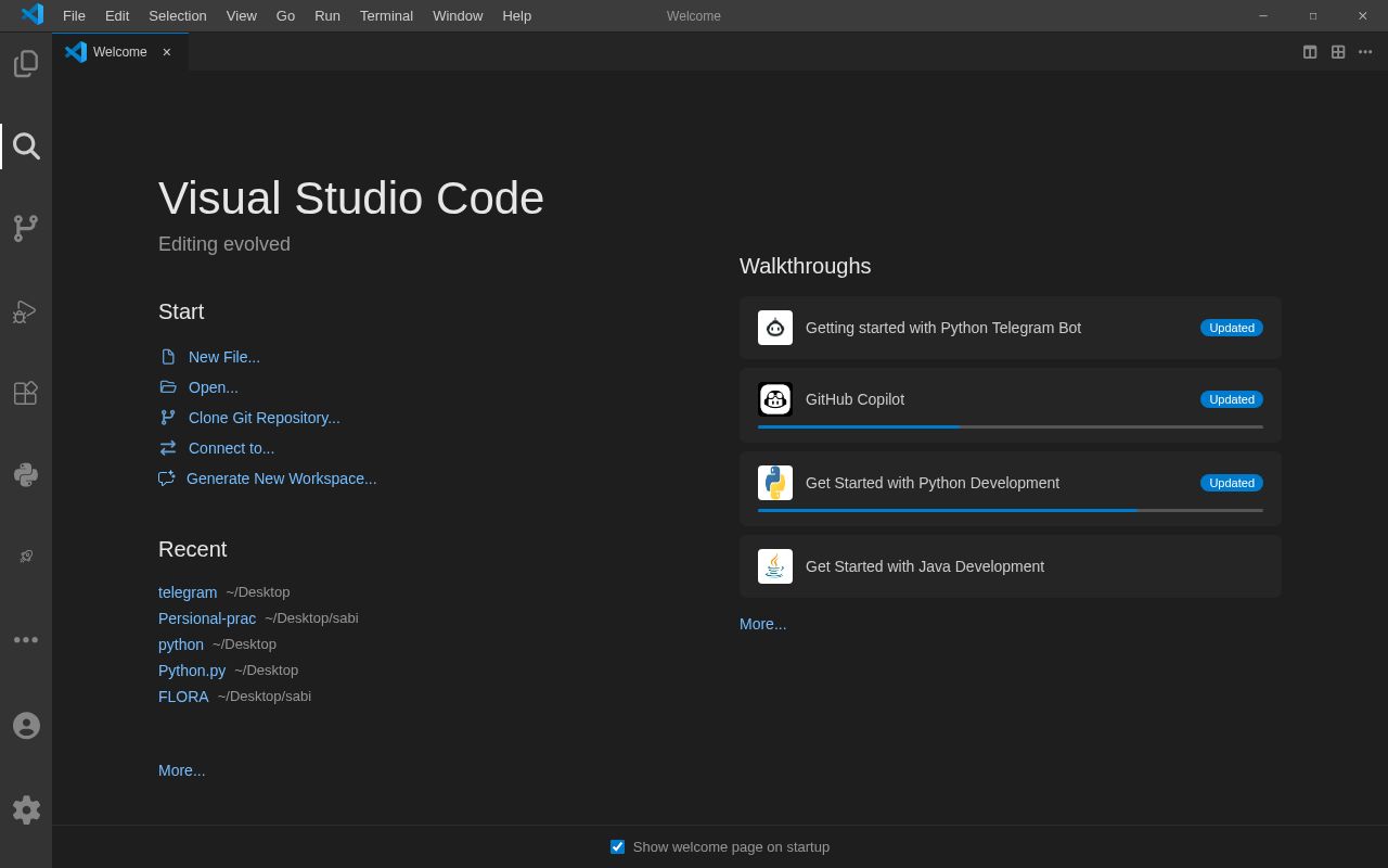 Preview of Vs Code Template