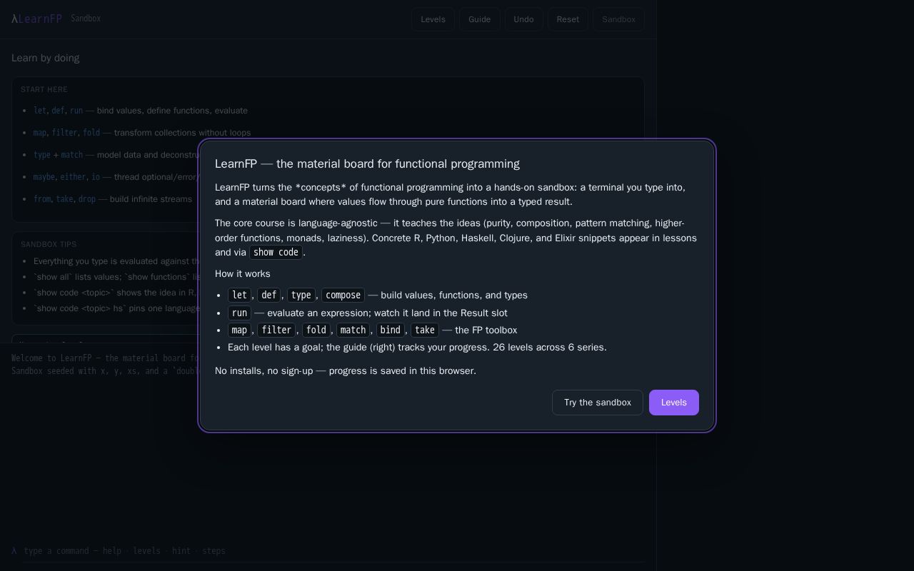 Preview of Learn Fp