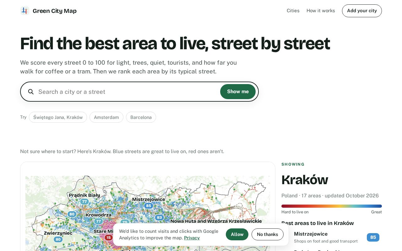 Preview of Green City Map