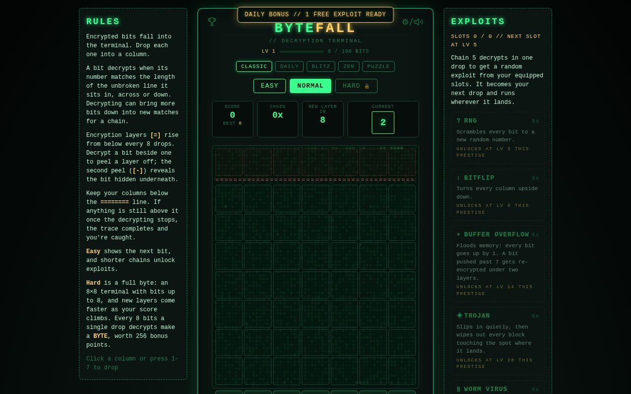 Preview of ByteFall