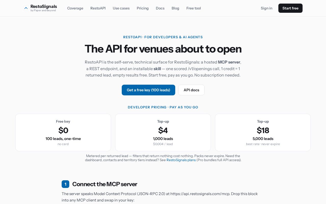Preview of Restosignals Mcp