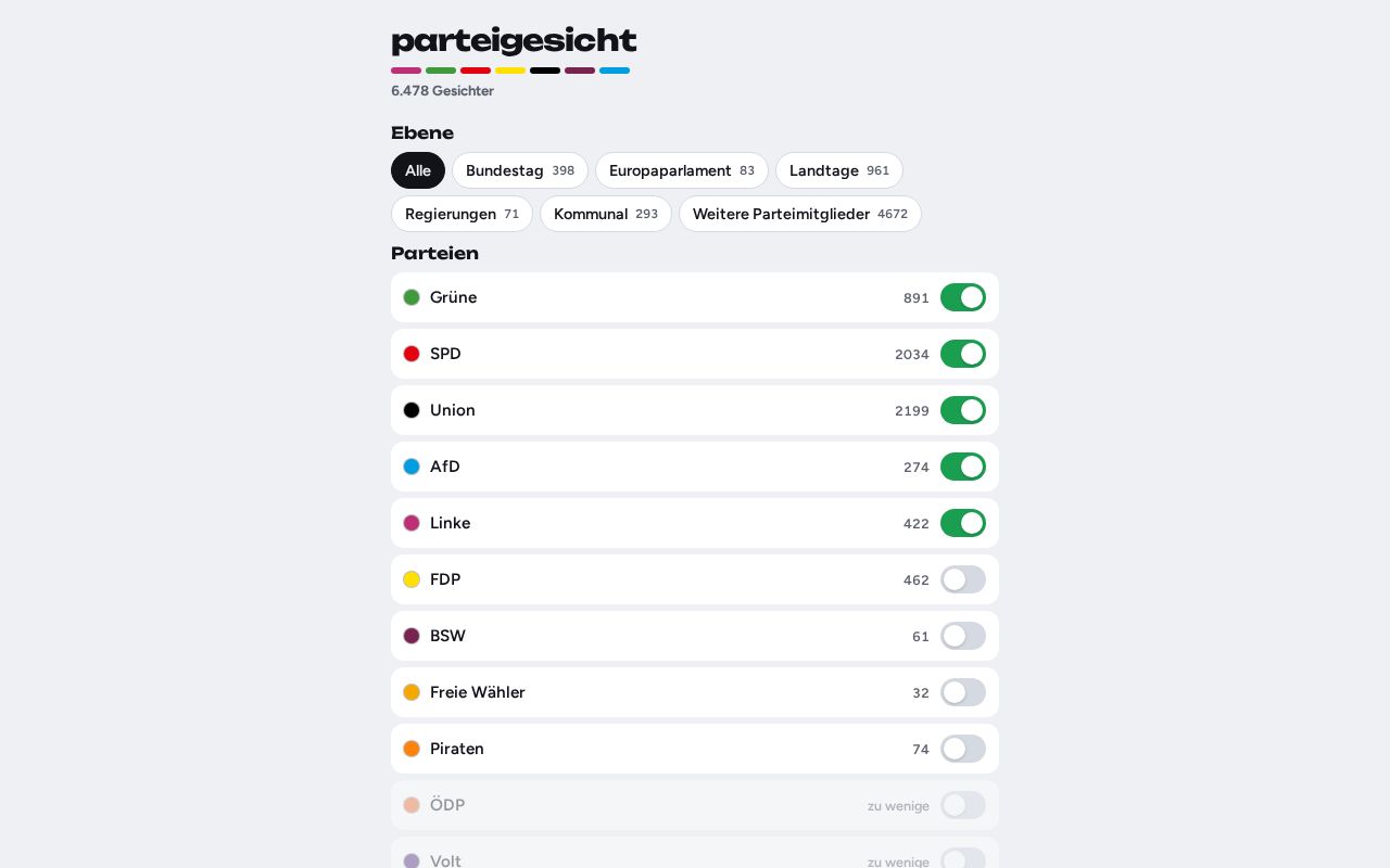 Preview of Parteigesicht