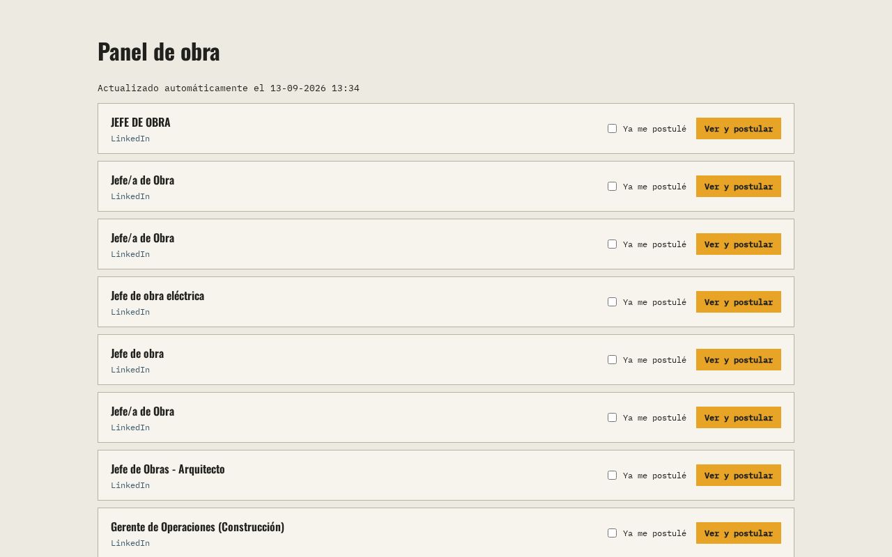 Preview of Panel De Obras