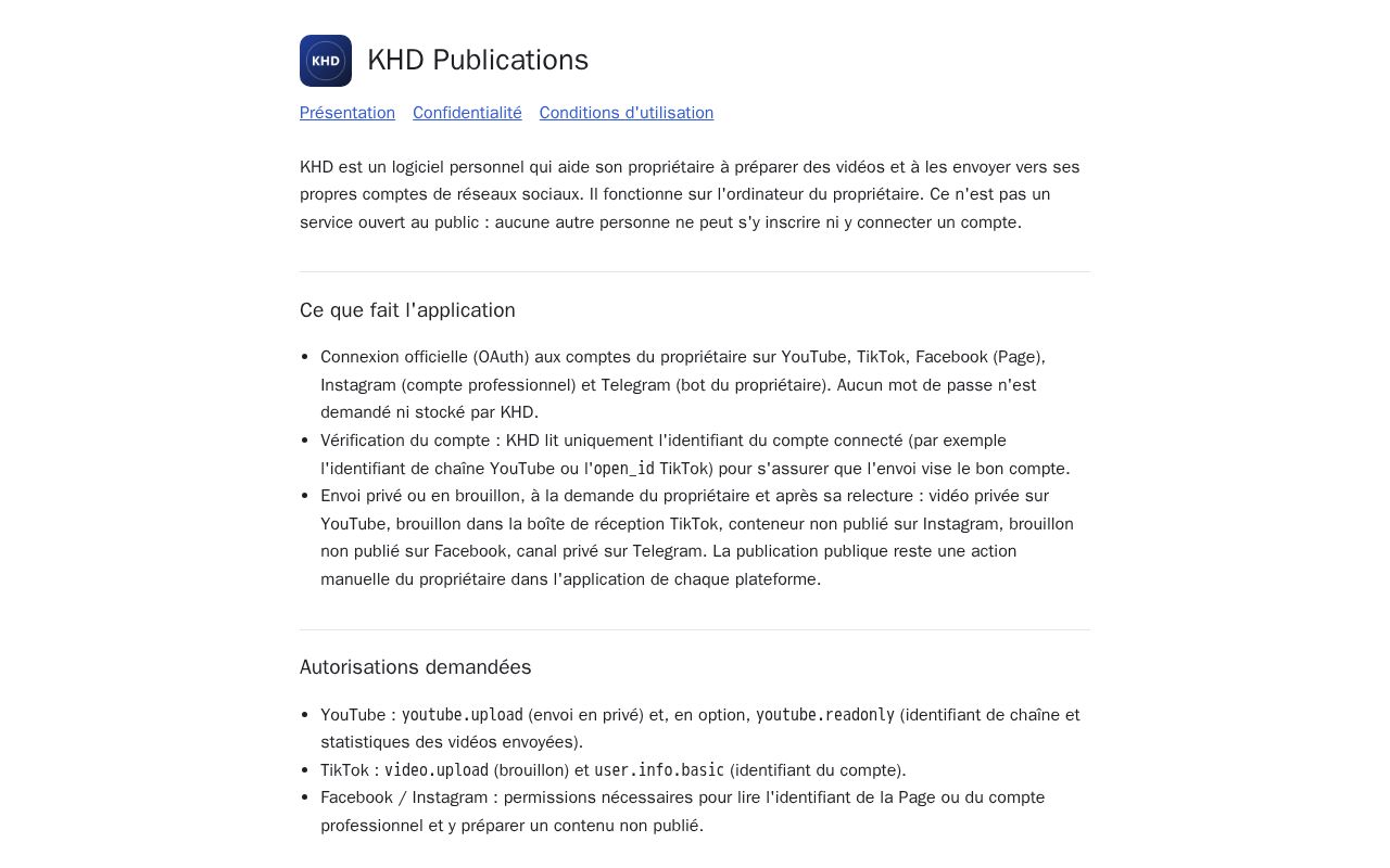 Preview of KHD Publications