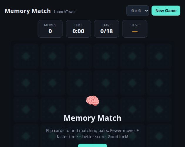 Preview of Memory Match