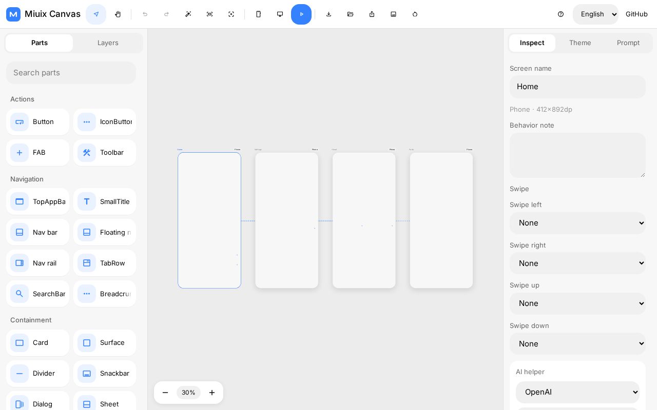 Preview of Sketch HyperOS / Miuix screens in the browser and turn them into vibe-coding prompts.