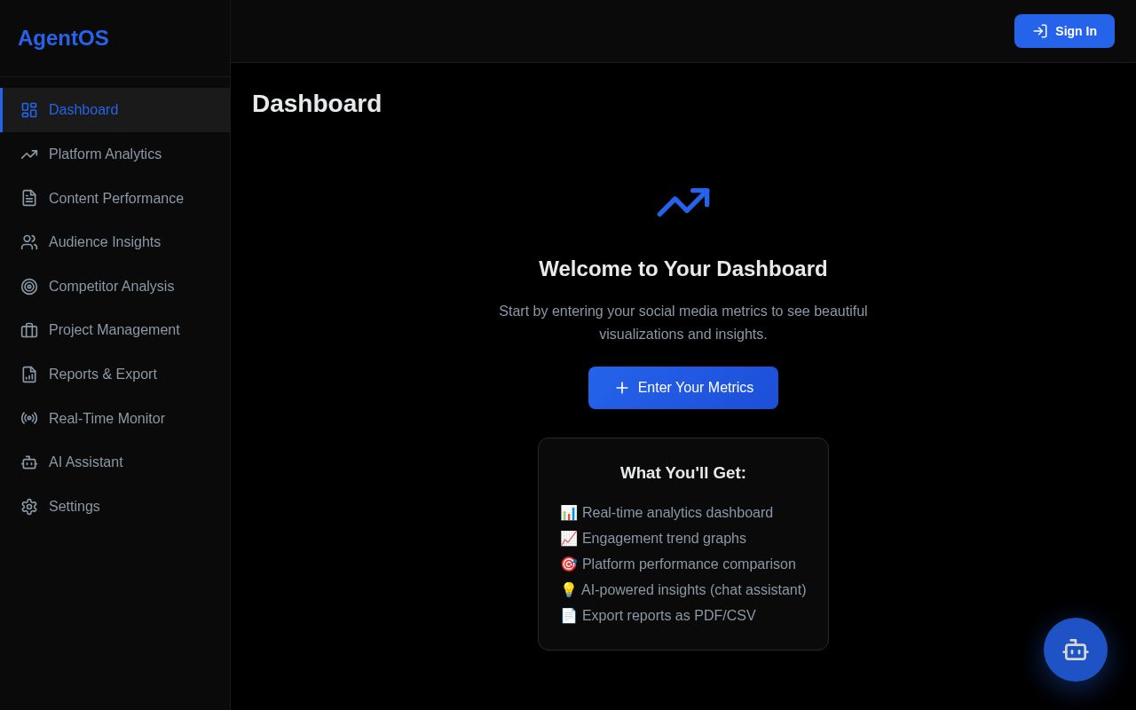 Preview of AGENT OS