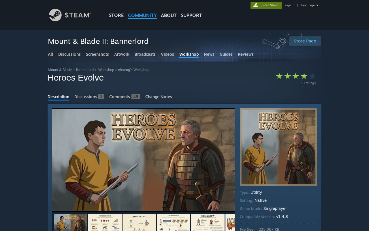 Preview of Heroes Evolve