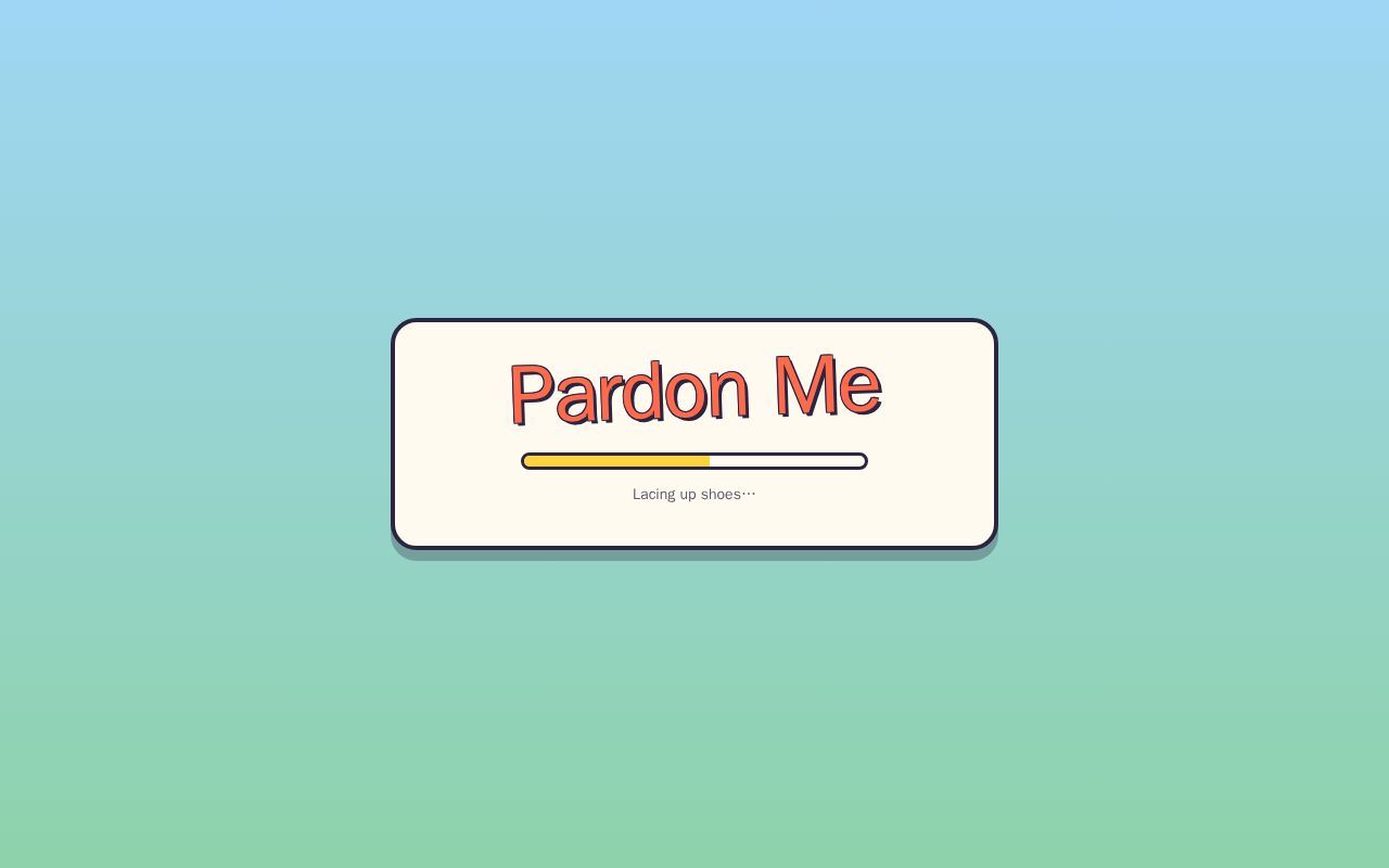 Preview of Pardon Me