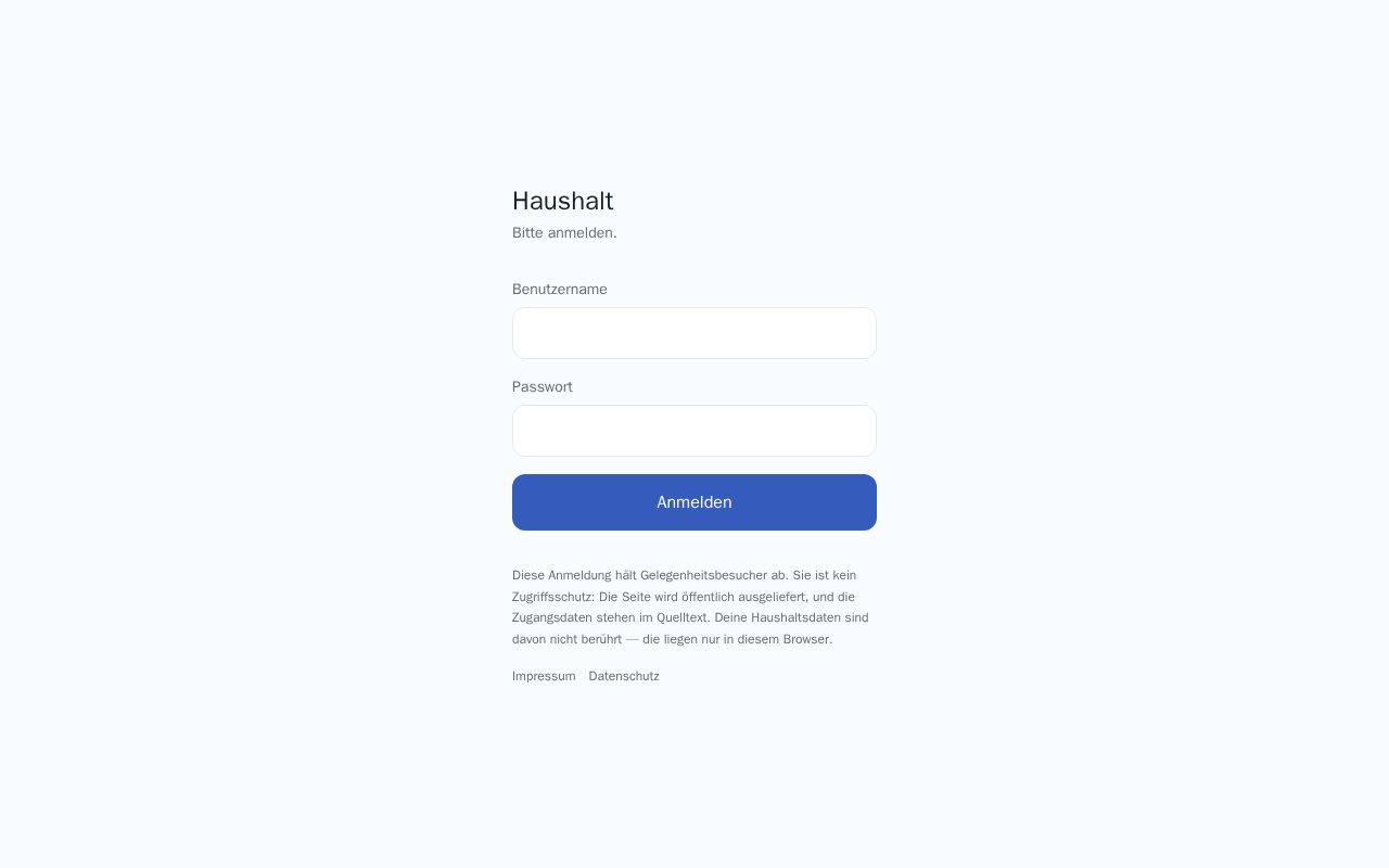 Preview of Budget Calculator