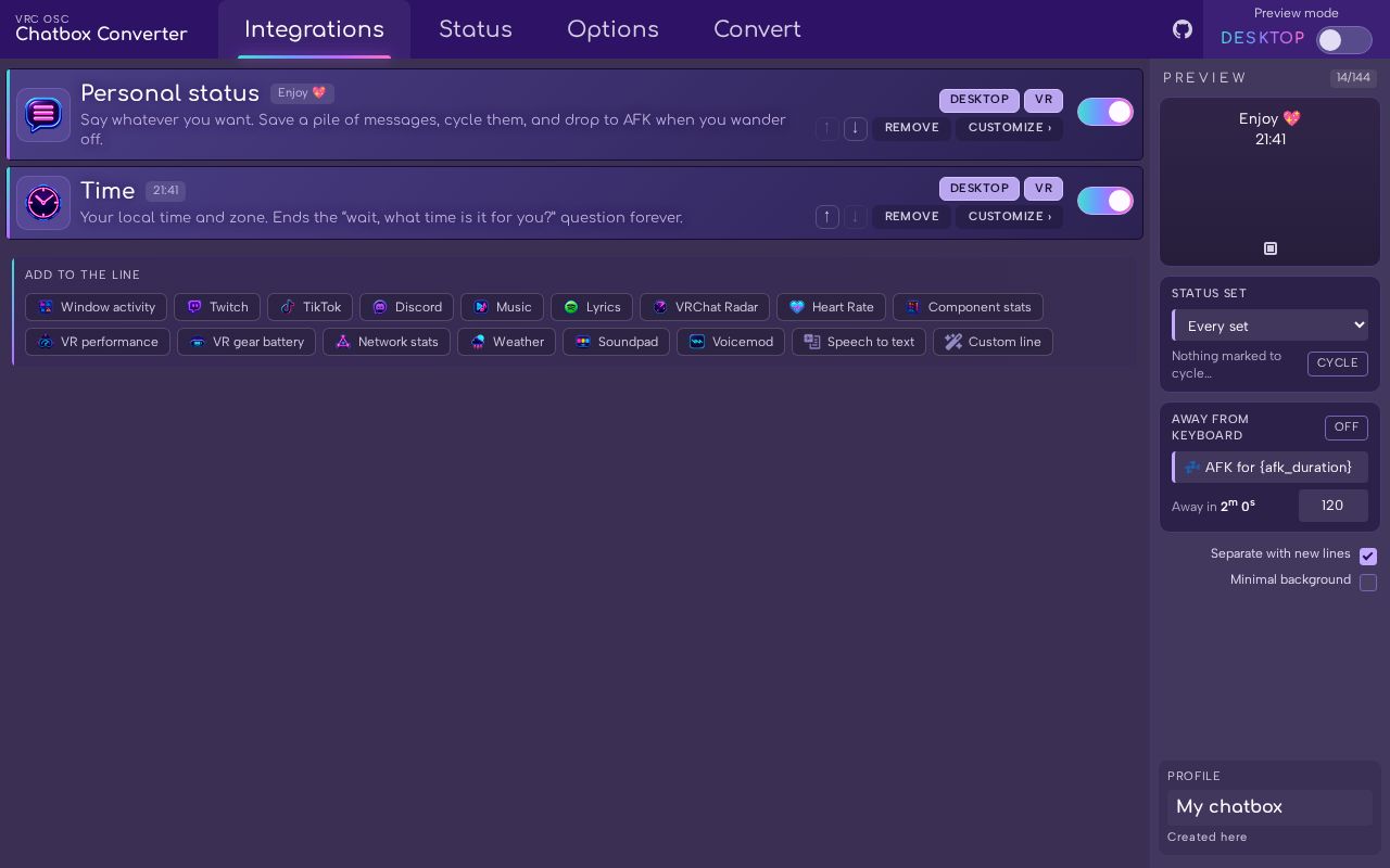 Preview of Chatbox Converter Github Io