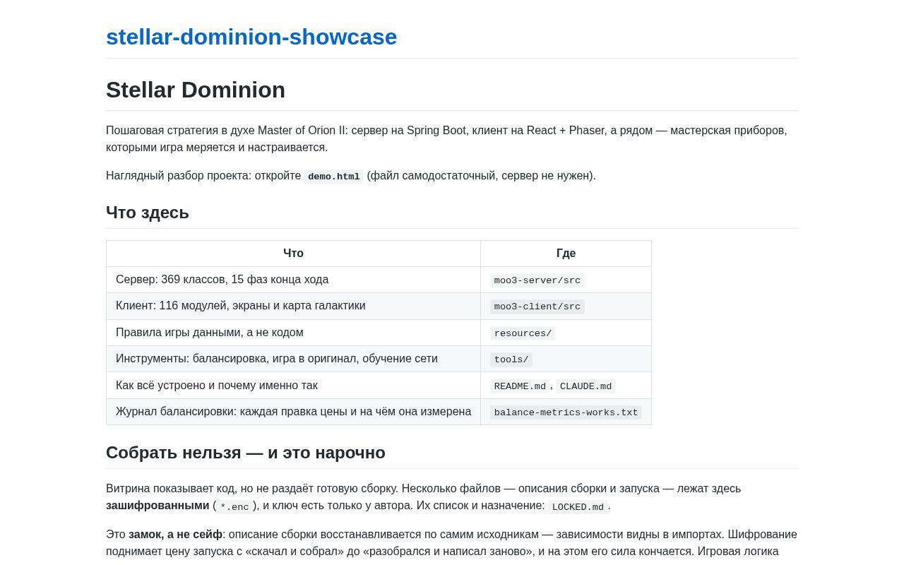 Preview of Stellar Dominion Showcase