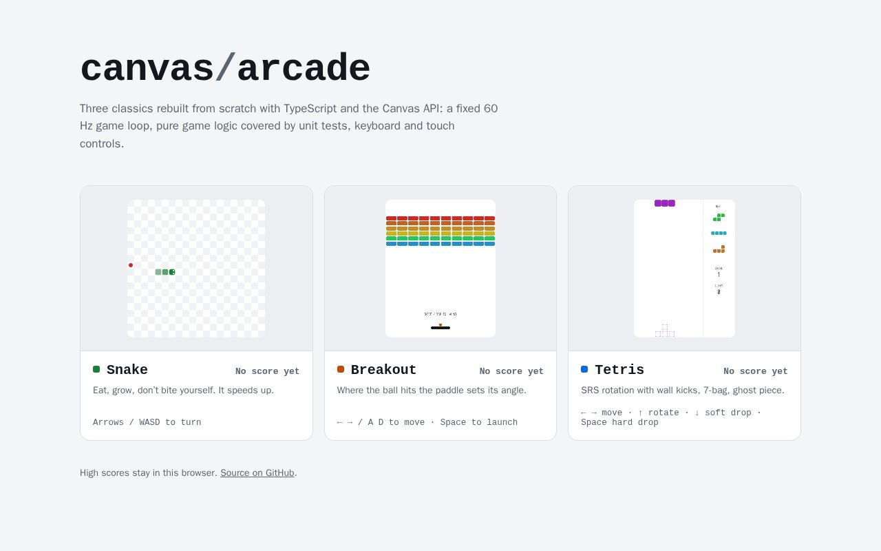 Preview of Canvas Arcade