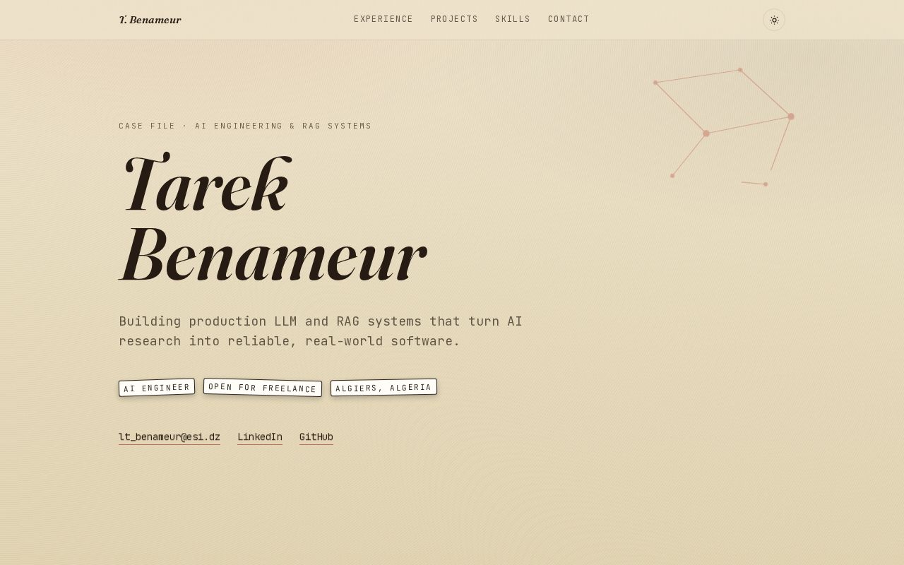 Preview of Tarek Yagami Github Io