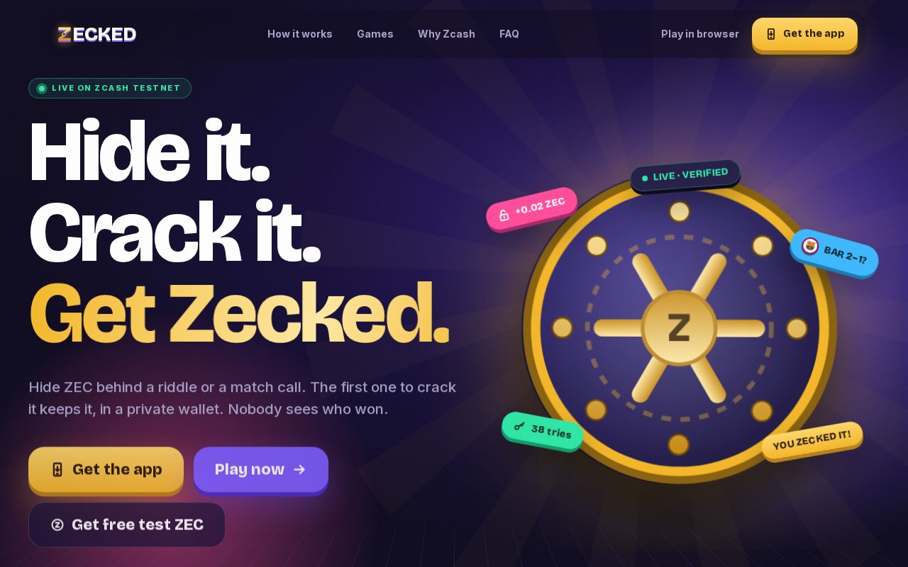 Preview of Zecked