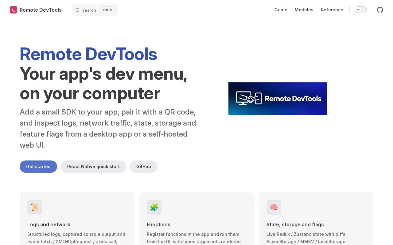 Preview of Remote Devtools