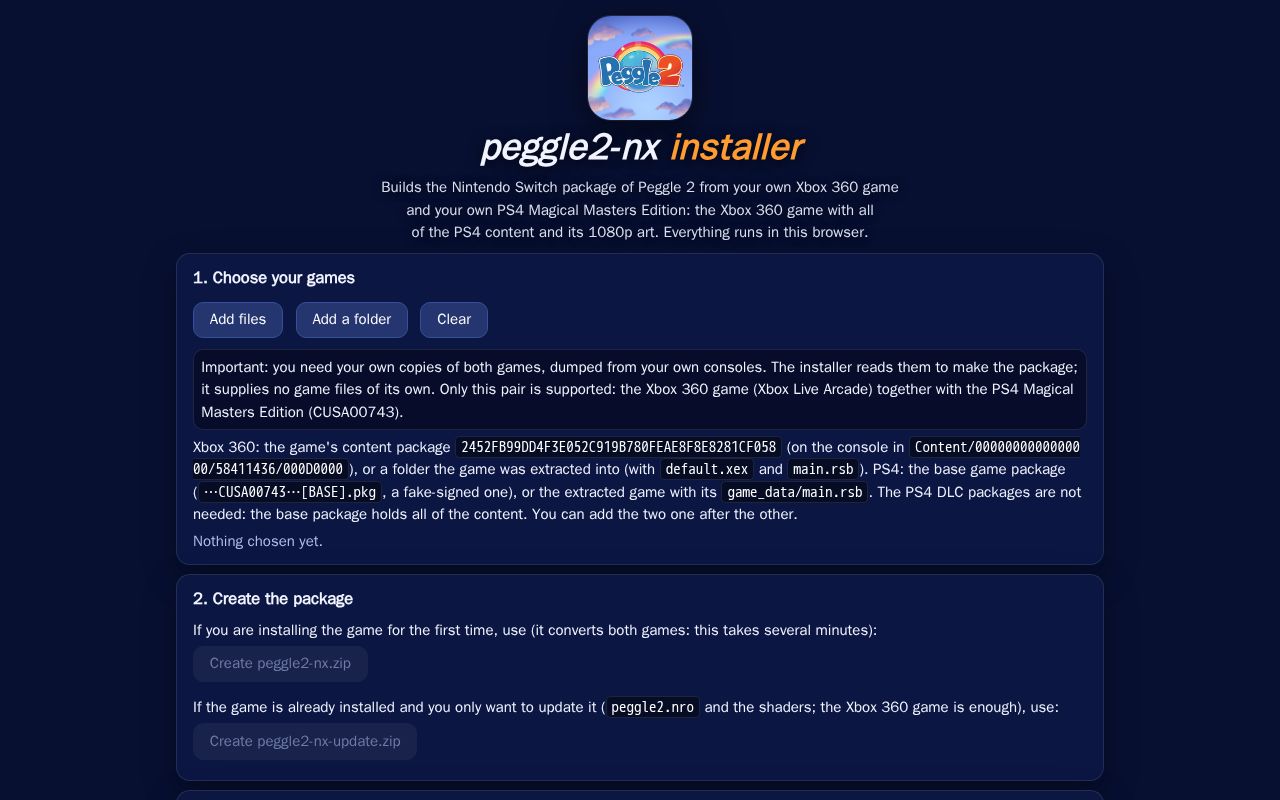 Preview of Peggle2 Nx Installer